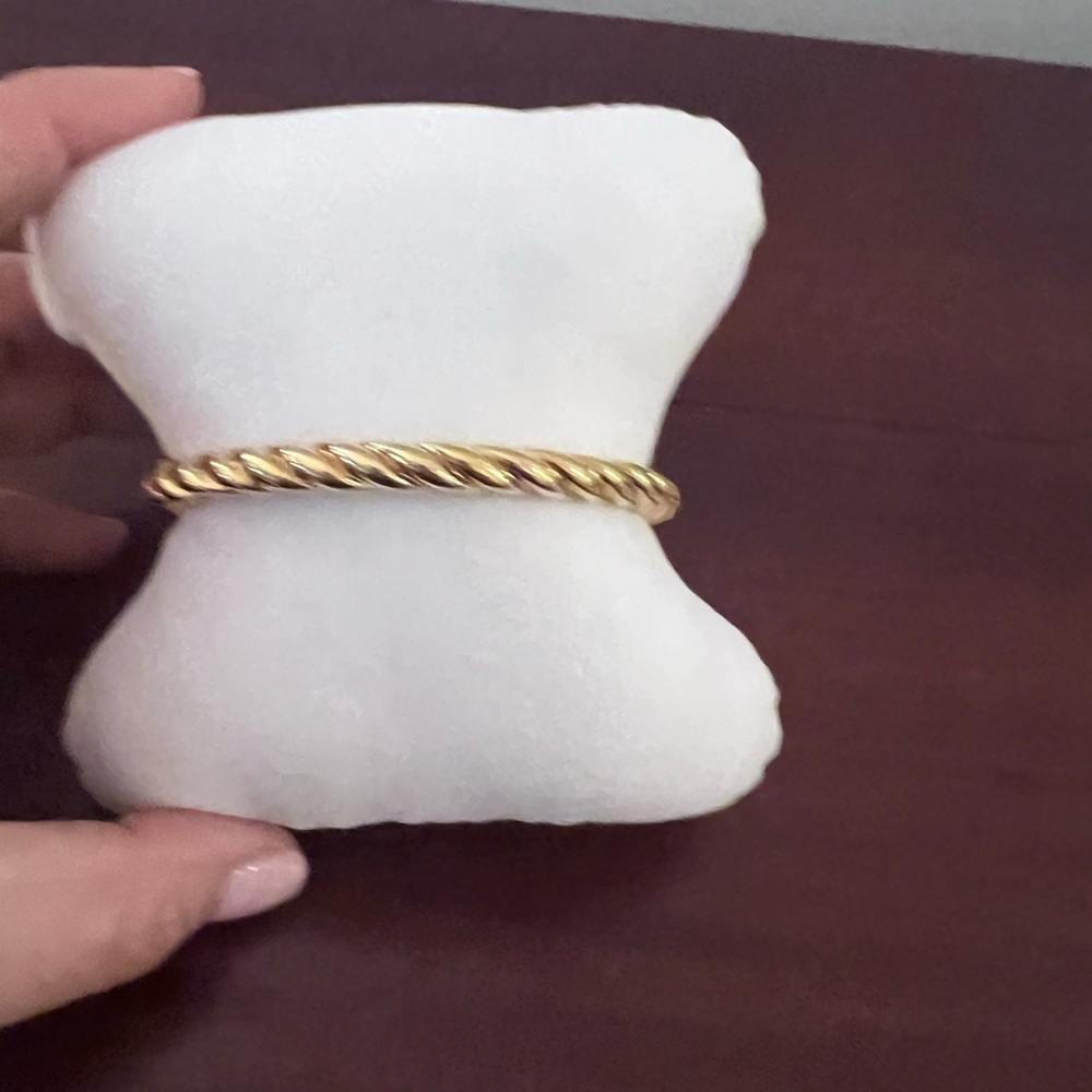 Coach Gold Bangle Bracelet - Picture 3 of 6